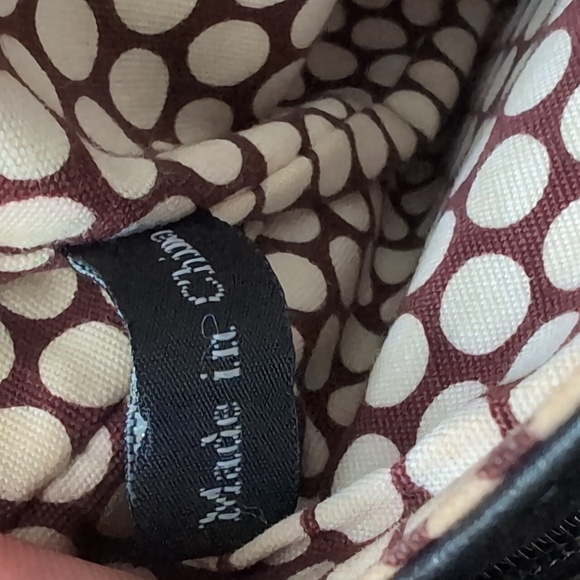 Brighton Eve Delight Women's Black/Brown Leather Small Crossbody Bag. - Picture 13 of 16